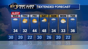 The 7 day forecast continues to be busy as several storms will quickly cross the country. Minor winter weather is expected Sunday with a bigger storm possible early next week. | KY3 Weather