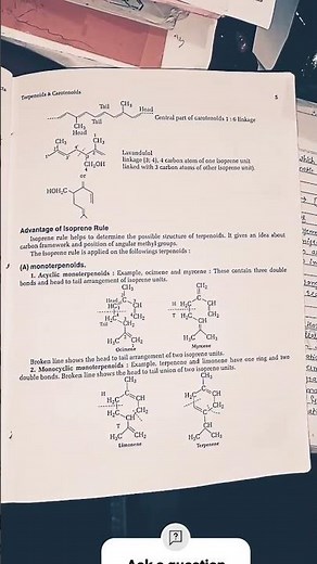 isoprene rules