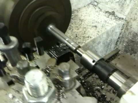 Machining a split collet