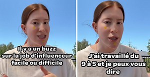Une TikTokeuse au Québec explique que c'est un privilège d'être influenceuse