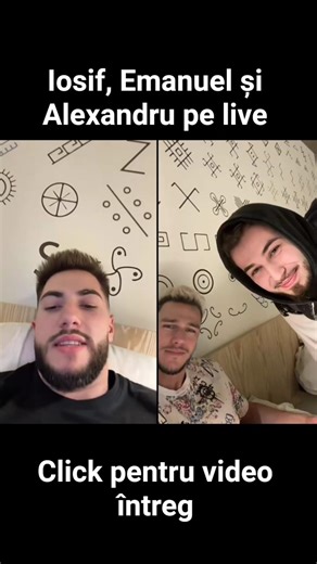 Iosif, Emanuel și Alexandru pe live | Casa iubirii