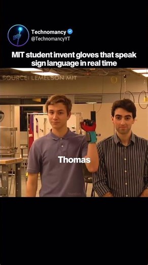 MIT Student Just Solved Sign Language #tech #science #innovation