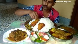Record Break Myself - Huge Rice with Fish - Chicken .Credit : Indian Food Eating Show https://bit.ly/2QwSWMX | Indian Food Eating Show
