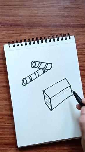 Wafer Drawing: Easy Sketch Coloring