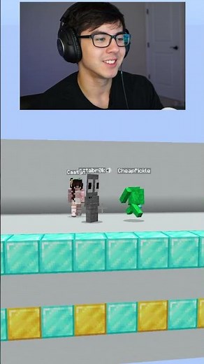 I made this one SUPER HARD...🤔🎨Minecraft color match GIRLFRIEND #minecraft #shorts #minecraftshorts