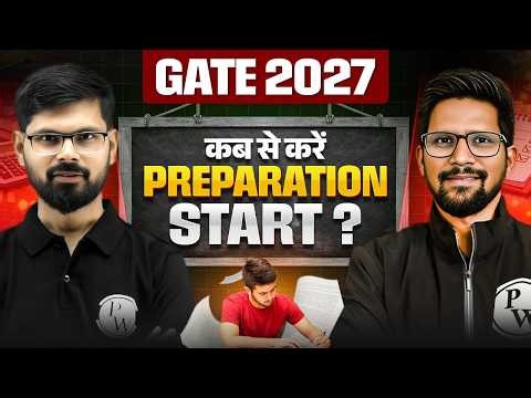GATE 2027 Preparation Plan | Best Time to Start | Complete Strategy Guide