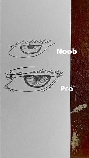 How to Sketch Satoru Gojo eyes - Jujutsu Kaisen