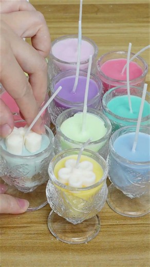520 gift candles - Make Colored Container Candles with ToAuto Wax Melter🌿💝#short#candle#ToAuto