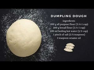 How to prepare dumpling dough