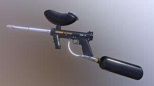 Tippmann 98 Carbine - Paintball Gun FBX - 3D model by squeezedp