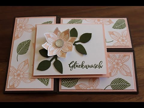 Fun Fold Card mit Stampin ` UP! Produkten