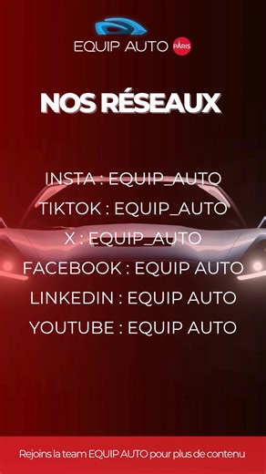 EQUIP AUTO Paris 2025, l’avenir de l’automobile en un seul lieu🚗🔧✨ 👉Un salon unique pour se rencontrer, échanger et développer son business dans une ambiance conviviale et passionnée. 👉Pour sa 27ème édition, EQUIP AUTO rassemble tous les acteurs de la filière et confirme son rôle de rendez-vous incontournable du secteur. 💡Innovation & Technologie À l’avant-garde des transformations, le salon dévoile les dernières innovations : de la première monte à l’après-vente, en passant par les service