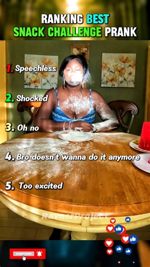 Ranking Best snack challenge prank 😂 #shortsviral
