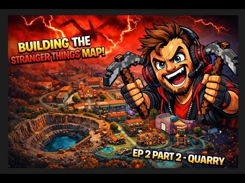 EP2 Part 2 🔴 The Quarry 🔴 Building the Stranger Things Hawkins Map from Scratch