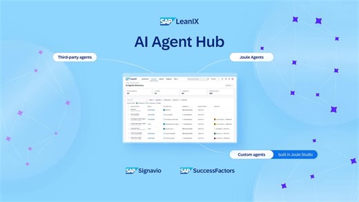 SAP introduces AI agent hub in SAP LeanIX | Rajan Murthy posted on the topic | LinkedIn