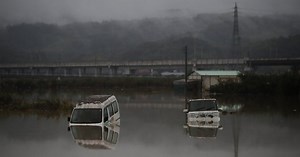 Japanese military rescues stranded citizens from Typhoon Hagibis