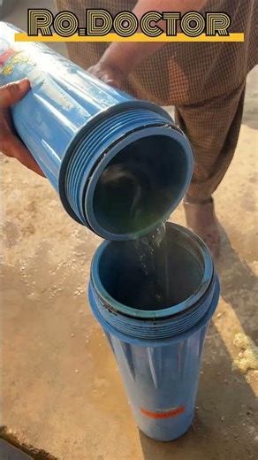 How to change filter jumbo commercial Ro Plant #filter #water filter #rosystem #industrialro #uk￼