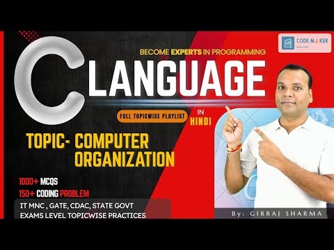 Computer Organization | How RAM, Hard Disk & CPU Work Together | Hindi | CODE MAKER | By Girraj Sir