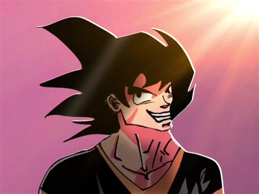 Crazy Goku Animation Inspired by Dragon Ball