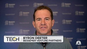 Watch CNBC's full interview with Bessemer Ventures' Byron Deeter