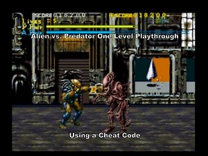 Alien vs. Predator One Level Playthrough using a SNES Cheat Code :D #Nintendo #SNES #CheatCode #Sub