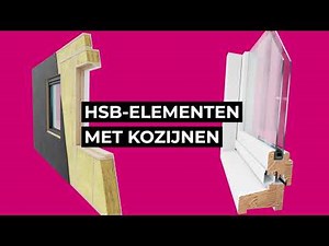 HSB elementen combineren met kozijnen – WEBO