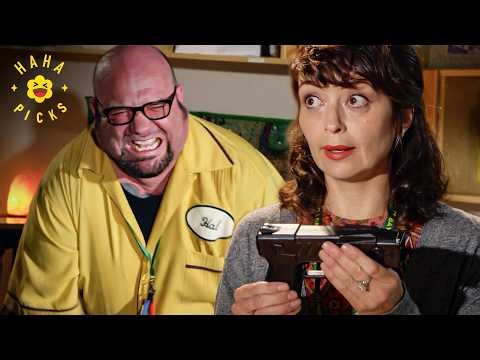 Principal Tases Janitor in the Nuts! (OUCH) | Kindergarten Cop 2