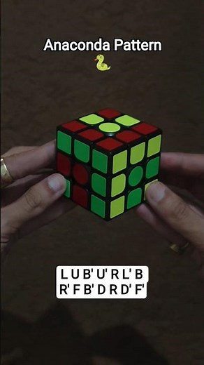 Anaconda Pattern 3x3 Rubik's Cube 🐍