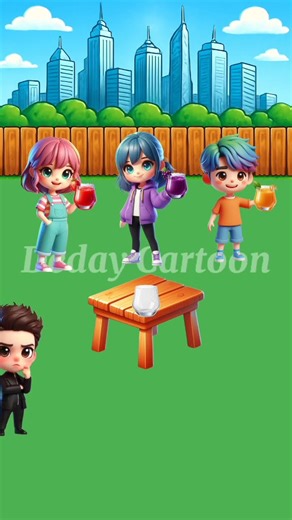 Everyone Got Their Favorite Juice… Except the Last Kid 😂🥤#shorts