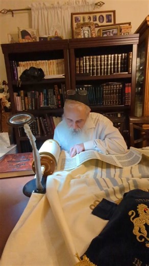 How long does it take to write a torah scroll? I brought a Torah which was donated to our synagogue to the scribe. he is looking it over to make sure it's still kosher. In the process. I asked him a couple questions... 👆FOLLOW @RABBIRAPS FOR MORE DAILY VIDEOS! #holytorah #torahscroll #holybiblewords
