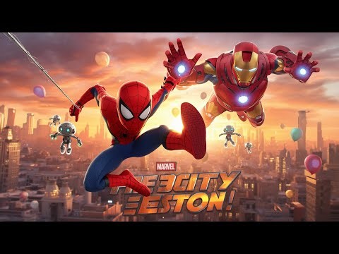 Spider-Man & Iron Man: Epic Alien Robot Rescue Adventure for Kids – Full Animated Story!