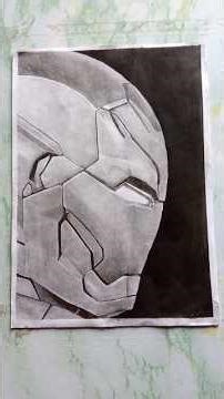 iron man sketch made by pencil #art #shortvideo #artist #ironman