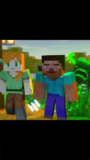 Green Warden Ne Pillager Se Steve Alex Ki Jaan Bacahi #shorts #minecraftanimation #shortsvideo