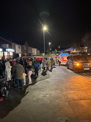 Christmas magic lights up children’s faces thanks to Shrewsbury Rotary