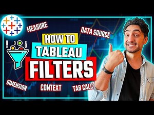 How to Create Tableau Filters | #Tableau Course #58