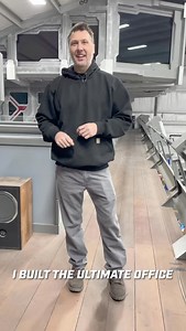 It’s day 101 of the sci-fi office build, and with the mezzanine done, it’s time to plan where the office will live. I’m going to start by building the structural skeleton of the shape of the office and hide two huge roof girders within in this shape. I’m using 8x3 tubing to overbuilt for strength and longevity. Now what about winter snow load? How am I going to account for that? The solution is slip connections! They let the roof move while keeping columns secure. Afterwards I’m using the Monste