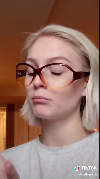 My Mom struggling to watch me do a school project...