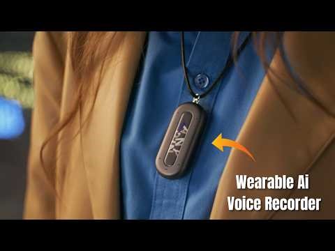 ANYPIN AI Voice Recorder Review | Wearable AI Note Taker with Transcription & Speaker Separation