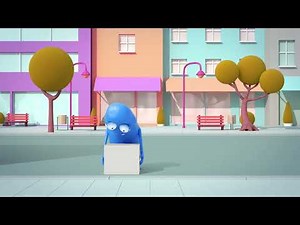Baby gender reveal for kids Cartoon delivery