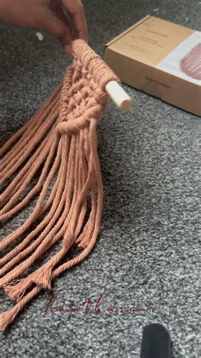 Final part of Macrame wall hanging