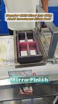 From 15kg Silver to Perfect 500g Bars — Full Production Line!