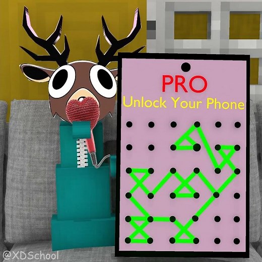 Will you choose Sprunki Six Seven’s phone unlock code or Sprunki Deer?! 🤔