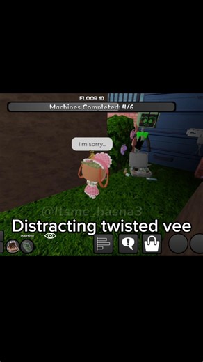 Distracting twisted vee as bassie✌ #viral#roblox#dandysworld#robloxedit#viralshort#dw#relatable#fyp