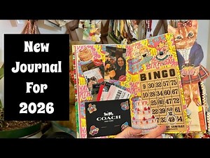 NEW Creative Journal for 2026 / Easy Junk Journal Layout, Tips , Supplies / Beginner Friendly