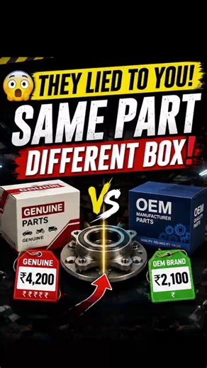 💰🏍 Genuine spare parts aren't always the only high-quality option.