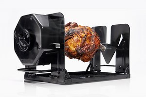 This fully mechanical rotisserie machine fits right into your oven! - Yanko Design