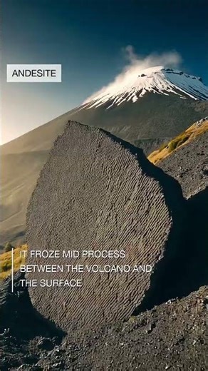 Andesite Is Lava That Froze Mid-Eruption #Shorts
