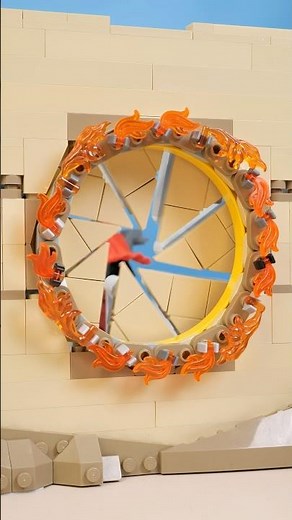 Opening a portal made with LEGO bricks #lego #legomoc #avengers