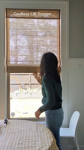 Bamboo shades installed in minutes!⏰ "I'm so happy to replace my corded blinds with these gifted cordless ones from TWOPAGES. They fit the windows just right and bring in warmth to the all white walls. The installation was easy. I'm so happy with them!" Natural Ramie Bamboo Woven Shade / Coconut / Inside Mount / Cordless / Unlined / Edge binding in Brown (🎥:@athomewithxin ) #twopagescurtains #twopageshome #installation #homeinteriors #designdinterieur #interiordesign #styling #beautifulhomes #d