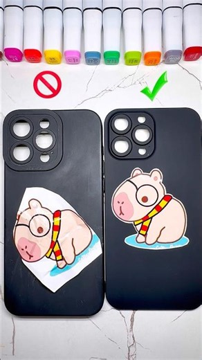 Sticker Deco ✂️ Messy vs. Perfect #PerfectCut #DIY